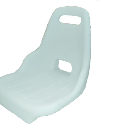Κάθισμα Πλαστικό Λευκό L38xW40xH40cm