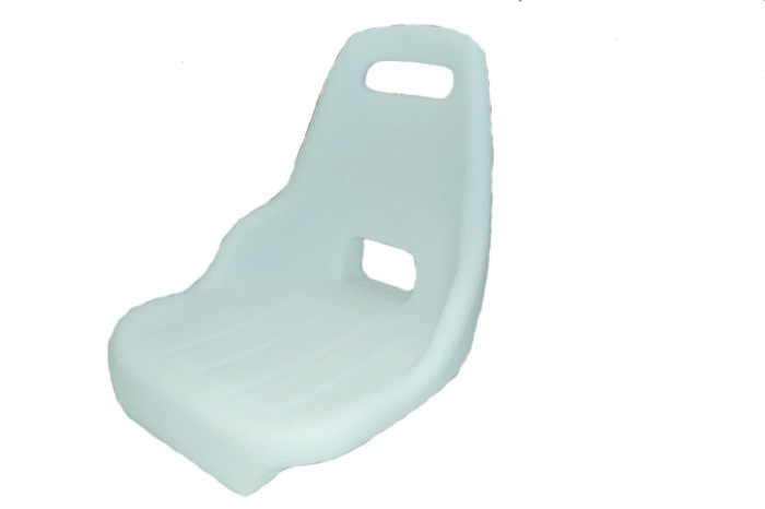 Κάθισμα Πλαστικό Λευκό L38xW40xH40cm